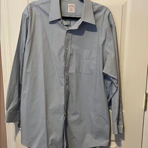 Classic Men's Light Blue Dress Shirt -Brooks Brothers